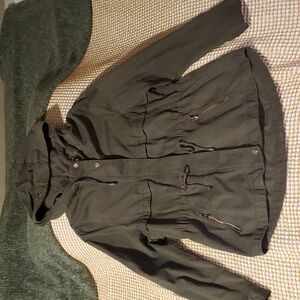 H&M DIVIDED women's Parka Olive Green